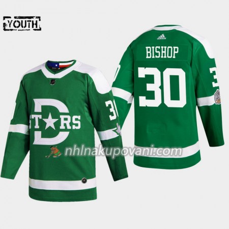Dallas Stars Dresy Ben Bishop 30 Adidas 2020 Winter Classic Authentic - Dětské
